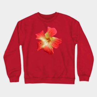 Gorgeous Red And Yellow Hawaiian Hibiscus Flower Crewneck Sweatshirt